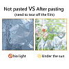 Waterproof PVC Colored Laser Stained Window Film Adhesive Stickers DIY-WH0256-090-8
