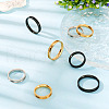  12Pcs 6 Size 201 Stainless Steel Grooved Finger Ring Settings RJEW-TA0001-06P-13
