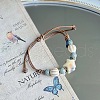 Ceramic Beads Braided Bead Bracelets FS-WGF5CE7-07-1