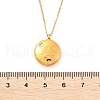 304 Stainless Steel Clear Cubic Zirconia Constellation Pendant Necklaces NJEW-R021-02G-03-5