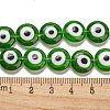Handmade Evil Eyes Lampwork Beads Strands LAMP-H001-11B-03-4