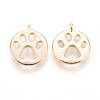 Brass Charms X-KK-T025-28G-2