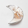 Plated Freshwater Shell Big Pendants SHEL-S269-16-3