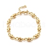 304 Stainless Steel Infinity Link Chain Bracelets for Women BJEW-K226-14B-G-4