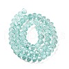 Transparent Baking Paint Glass Beads Strands X1-DGLA-A034-T8mm-D01-2