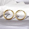 304 Stainless Steel Huggie Hoop Earrings EJEW-G272-02-16mm-G-1