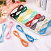 Craftdady 37 Bundles 37 Colors Waxed Polyester Cord YC-CD0001-02-5