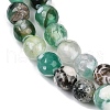 Natural Fire Crackle Agate Beads Strands G-C082-A01-27-4