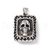 304 Stainless Steel Manual Polishing Pendants STAS-G267-09AS-1