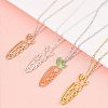 Zinc Alloy Open Back Bezel Pendants PALLOY-CA0001-20-5