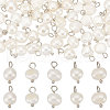 CREATCABIN 70Pcs Natural Cultured Freshwater Pearl Charms FIND-CN0001-43P-1