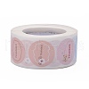Flat Round Paper Thank You Stickers DIY-C042-12G-3