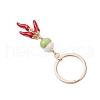 Porcelain & Alloy Enamel Keychain KEYC-JKC01156-03-4