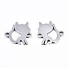 Non-Tarnish 201 Stainless Steel Link Connectors STAS-S110-105P-2