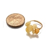 Natural Topaz Jade Finger Rings for Women RJEW-TA00202-04-3