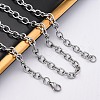 201 Stainless Steel Cable Chain Necklaces NJEW-Q013-12A-P-4