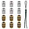  12Pcs 2 Colors Alloy European Beads PALLOY-NB0003-96-1