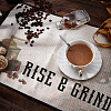 Coffee Theme Cotton and Linen Cup Mats AJEW-WH0201-011-6