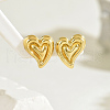 Stylish Heart Stainless Steel Stud Earrings LD8214-1-3