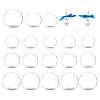   24Pcs 3 Style Round Glass Dome Cover FIND-PH0008-79-1