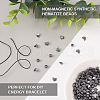 Kissitty Synthetic Hematite Beads Energy Bracelet DIY Making Kit DIY-KS0001-18-4