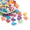 AB Color Plated Acrylic Beads X-PACR-R197-M-1