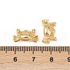Ocean Theme Brass Charms KK-F902-07L-G-3