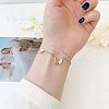 Stainless Steel Charm Bracelets WGCB135-02-1