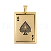 304 Stainless Steel Pendants STAS-K283-06G-1