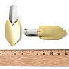 Brass Dangle Stud Earrings EJEW-S262-06GP-3