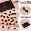 UNICRAFTALE 120Pcs Natural Wooden Beads WOOD-UN0001-10-5