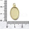 Brass Micro Pave Clear Cubic Zirconia Pendants KK-V010-26G-3