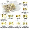 40Pcs 10 Styles Tibetan Style Alloy Tube Bails FIND-FS0002-42-4