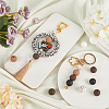 SUNNYCLUE 50Pcs 5 Styles Food Grade Eco-Friendly Silicone Beads SIL-SC0002-14-4