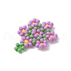 Seed Beads Beaded Charms PALLOY-MZ00417-03-4