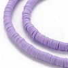 Handmade Polymer Clay Bead Strands X-CLAY-T002-4mm-57-3