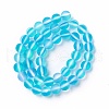 Synthetic Moonstone Beads Strands G-E573-01B-12-3
