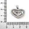 Brass Micro Pave Cubic Zirconia Pendants KK-C091-02-PG-4