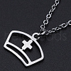 Non-Tarnish 201 Stainless Steel Pendant Necklaces NJEW-S105-JN533-45-1-1
