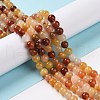 Natural Golden Silk Jade Beads Strands G-L555-05-10mm-7