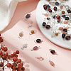 80Pcs 10 Styles Natural Mixed Gemstone Connector Charms PALLOY-HY00002-4