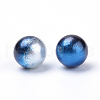 Rainbow Acrylic Imitation Pearl Beads OACR-R065-4mm-A11-2