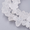 Natural Quartz Crystal Bead Strands X-G-F336-02-1