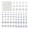 15 Strands 15 Styles Transparent Electroplate Glass Beads Strands EGLA-TA0001-13-1