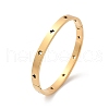 Hollow Star 304 Stainless Steel Hinged Bangles BJEW-L610-20G-4