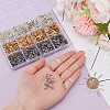 HOBBIESAY 120G 12 Styles Glass Twisted Bugle Beads SEED-HY0001-23-3