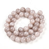 Natural Dyed Yellow Jade Gemstone Bead Strands G-R271-10mm-YXS06-2