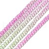 Transparent Gradient Color Glass Beads Strands X1-GLAA-H021-01B-01-2