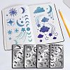 Fingerinspire 4Pcs 4 Style Custom 304 Stainless Steel Cutting Dies Stencils DIY-FG0002-04-1