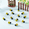 GOMAKERER 15Pcs Handmade Lampwork Beads LAMP-GO0001-15-4